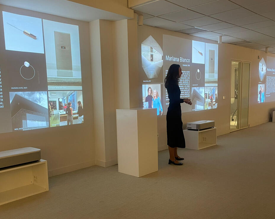 Presenting ga-IA at Aristocrazy headquarters, 2024